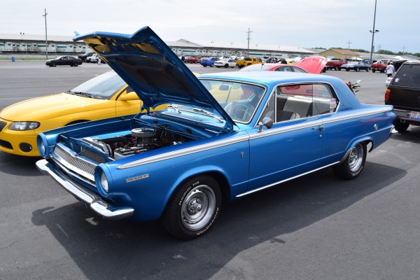 blue dodge dart v8