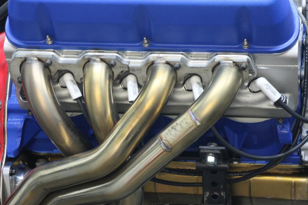 kooks headers installed on an engine