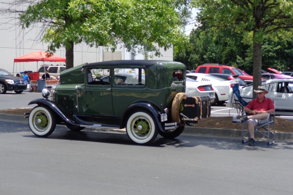 vintage ford touring tudor coupe