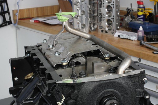 windage tray on a gm ls engine
