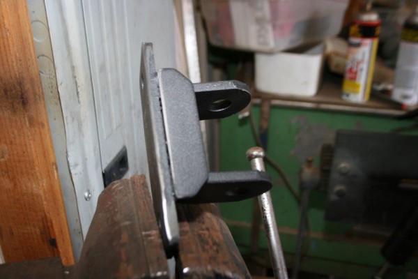 vehicle tow bar mounting bracket