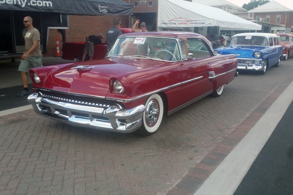 red postwar coupe