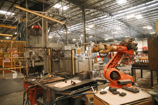 large manufacturing factory