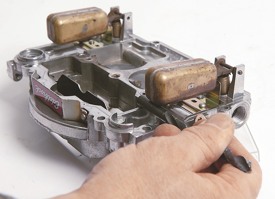 adjusting an edelbrock carburetor float