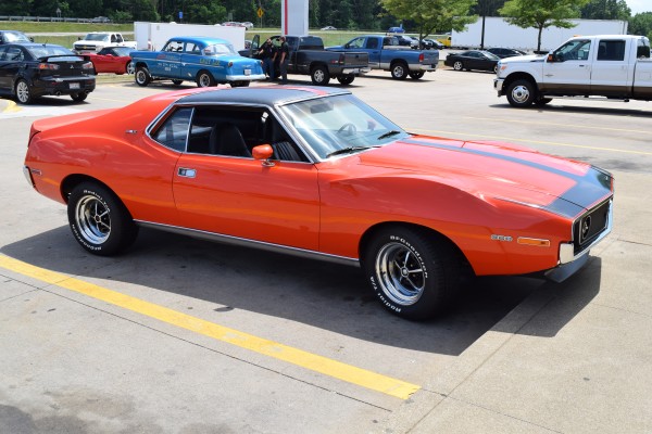 amc javelin amx parked at summit racing