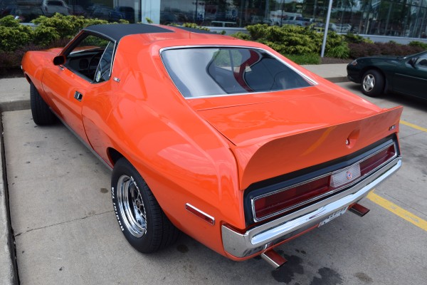 rear quarter view of an amc javelin amx