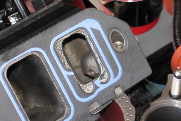 header gasket on flange