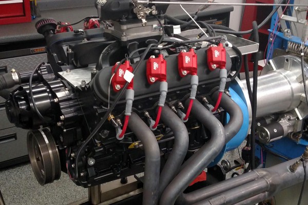 ls on engine dyno for test run