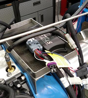 engine management module on tray
