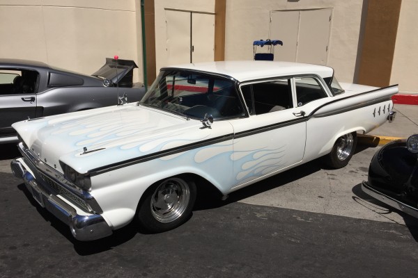 customized ford coupe at Hot August Nights 2016
