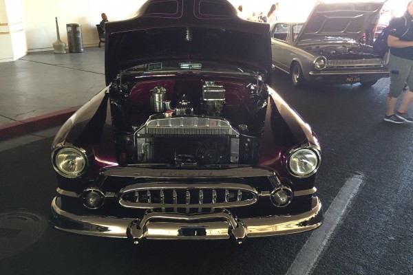 custom chevy coupe at Hot August Nights 2016