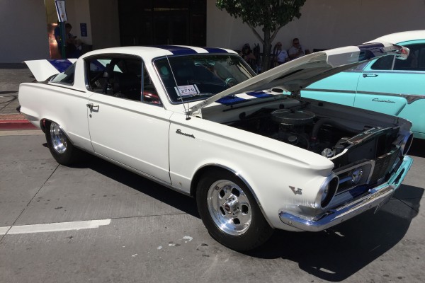 plymouth barracuda formula s v8 first gen at Hot August Nights 2016