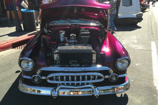 front view of a custom 1951 chevy fleetline