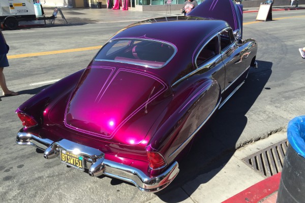 rear quarter shot of 1951 chevy fleetline