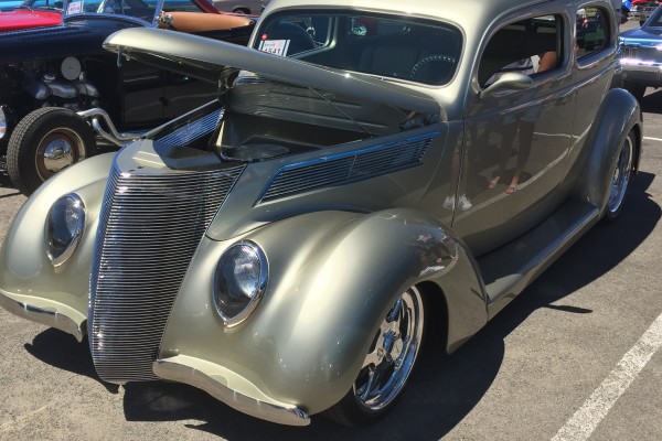 custom hotrod show car at Hot August Nights 2016