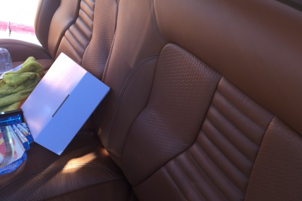 custom seats in a customized 1948 chevy pickup