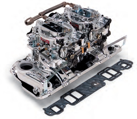Edelbrock 2x4 setup