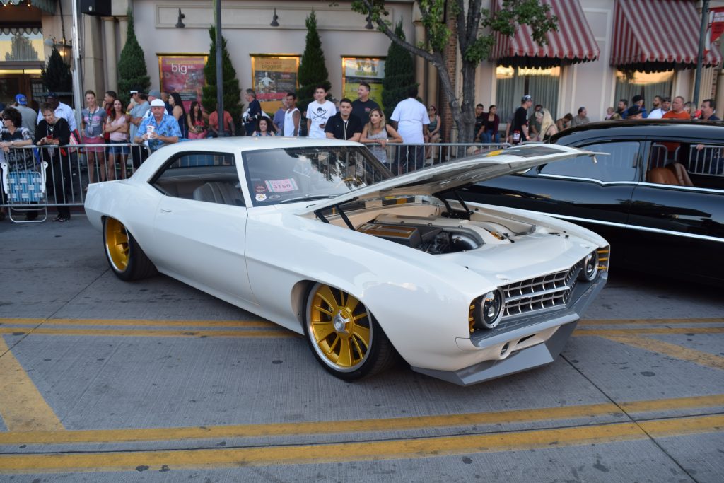 custom chevy camaro show car at hot august nights 2016