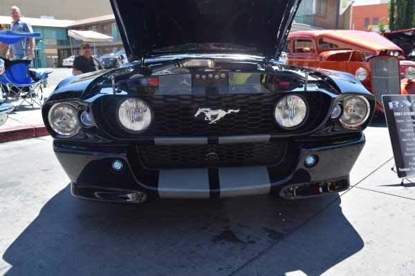 front grille of shelby gt500 eleanor trubute car