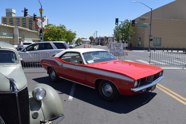 1972 plymouth barracuda at hot august nights 2016