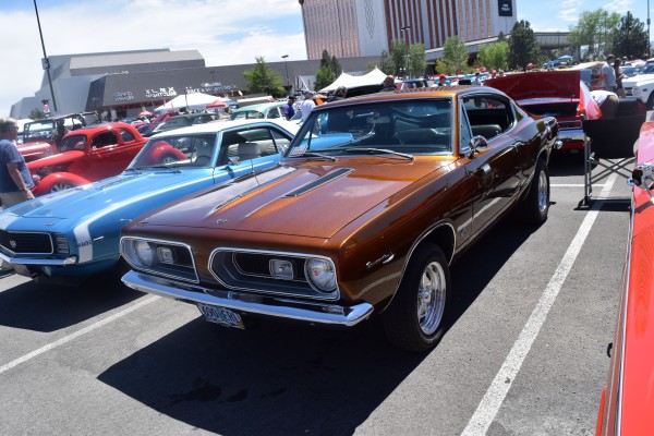 second gen. plymouth barracuda at hot august nights 2016