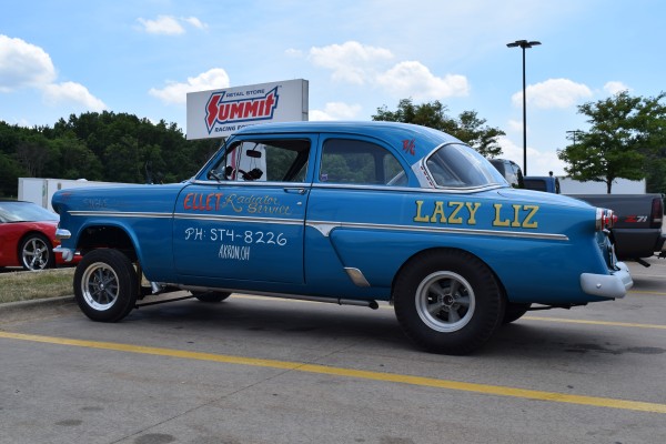 driver side view of a 1952 ford gasser