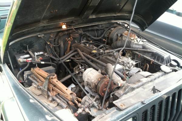 jeep 4.0L engine in a wrangler yj