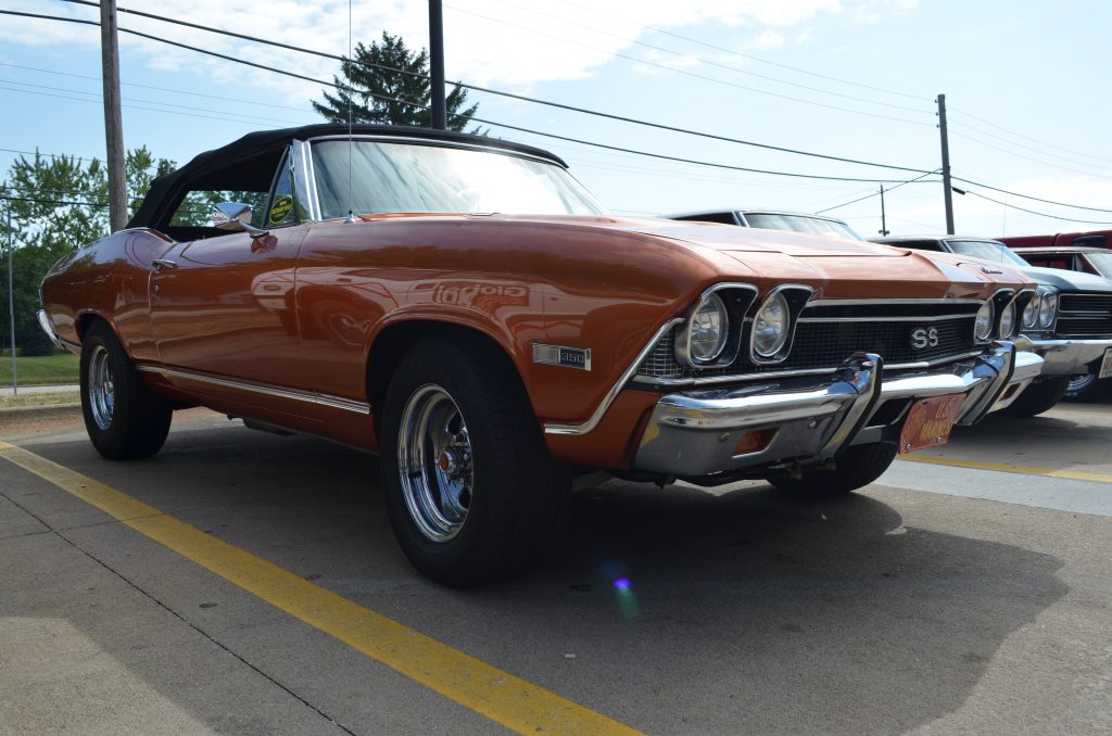 1968 chevy chevelle convertible, front grille