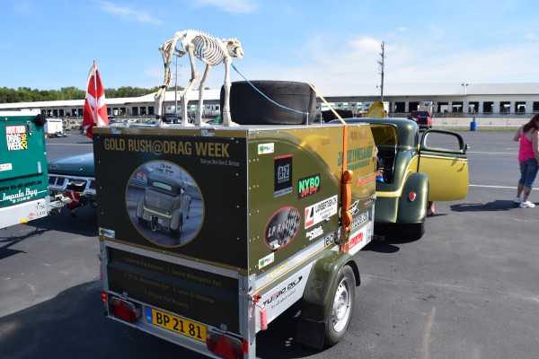 hot rod race car trailer