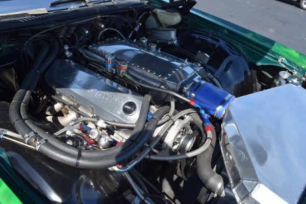 633 cubic inch engine in a drag car
