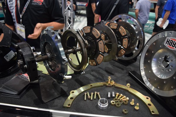 hayes clutch parts on display at sema 2016
