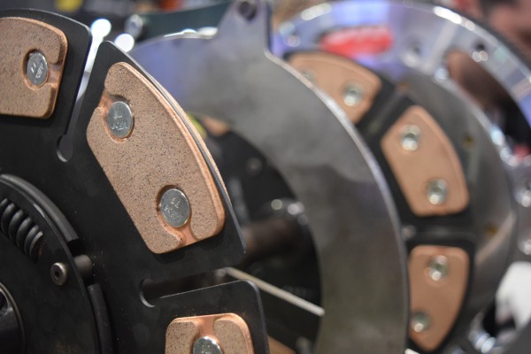 close up of a hayes clutch