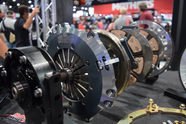 hayes clutch exploded view on display at SEMA 2016