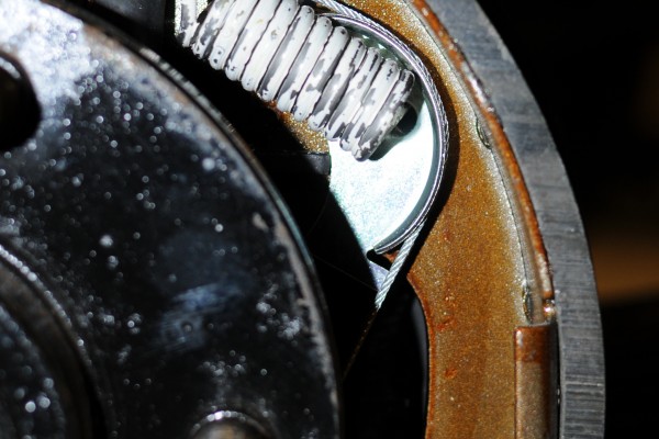 parking brake cable routing on jeep wrangler drum brake