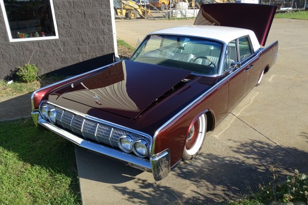 customized lincoln continental with suicide doors