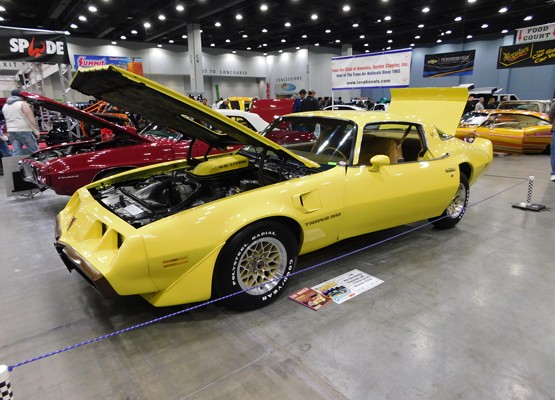 yellow pontiac trans am