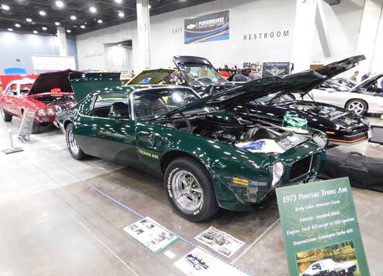 brewster green 1973 pontiac trans am