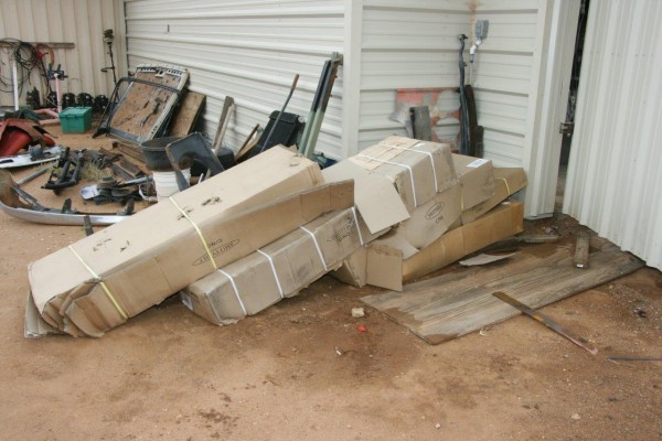 big boxes stacked in warehouses