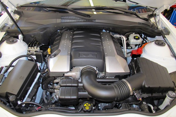 chevy camaro late model engine bay