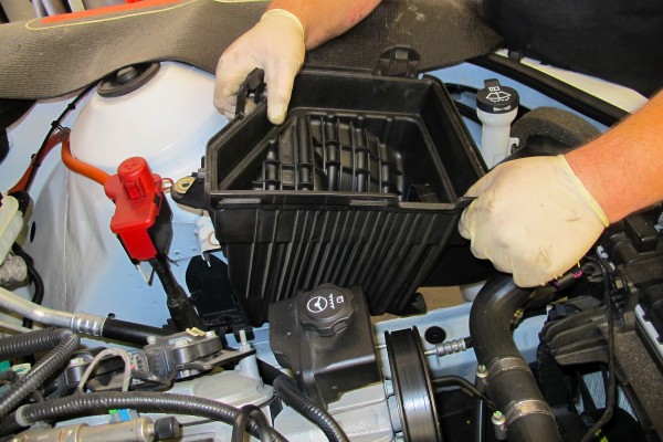 removing stock factory airbox for turbo install