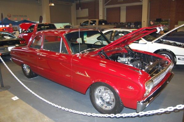 ford falcon sprint v8, red