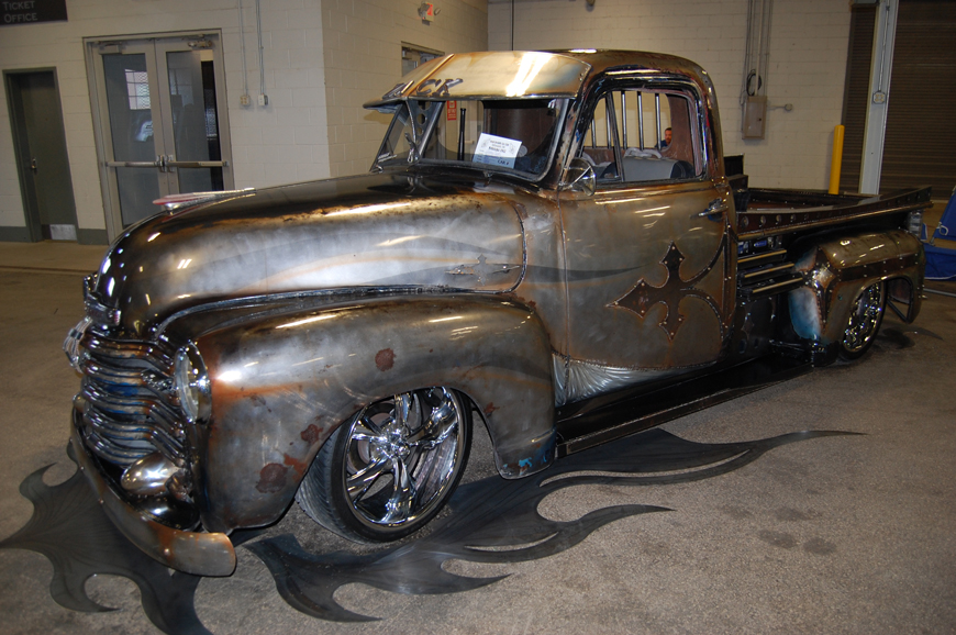 vintage chevy truck hot rod
