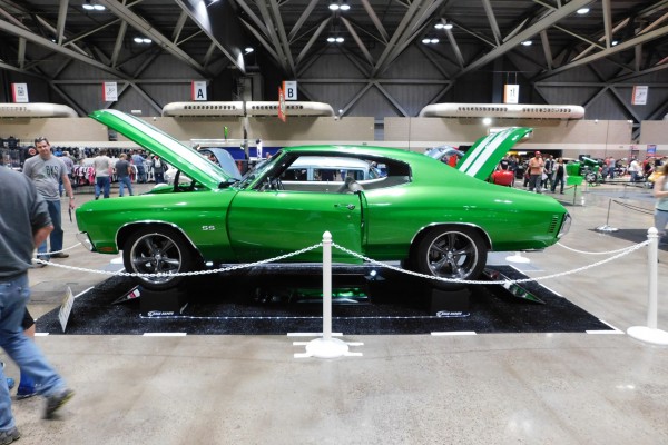 green chevy chevelle ss