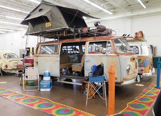 vw Westphalia camper van with rooftop tent overlanding rig