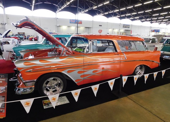 customized chevy nomad hot rod wagon