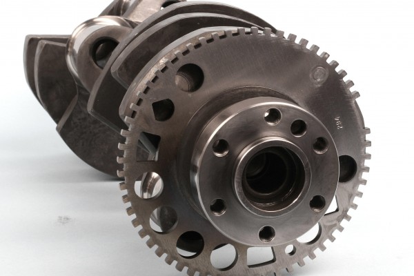 reluctor wheel on a crankshaft