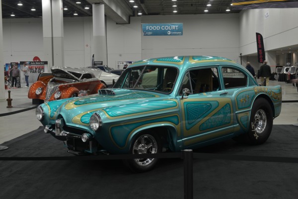 customized henry j gasser hot rod