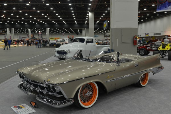 altered Chrysler 2 door convertible custom