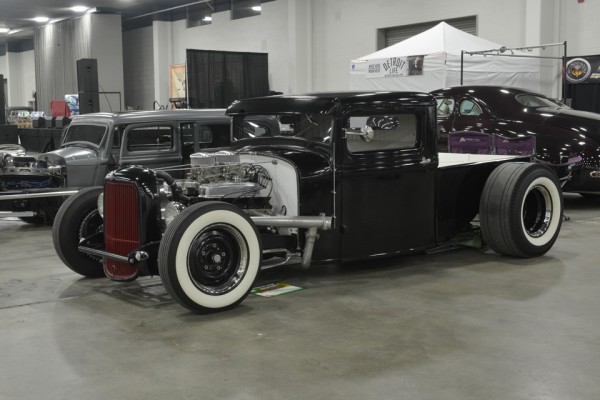 hotrod ford pickup truck