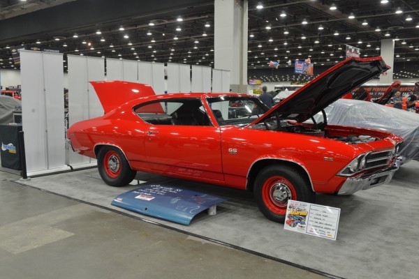 1969 chevy chevelle ss, orange